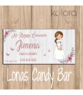 LONA CANDY BAR MODELO ROSA