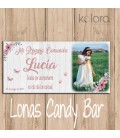 LONA CANDY BAR MODELO ROSA