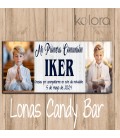 LONA CANDY BAR MODELO AZUL